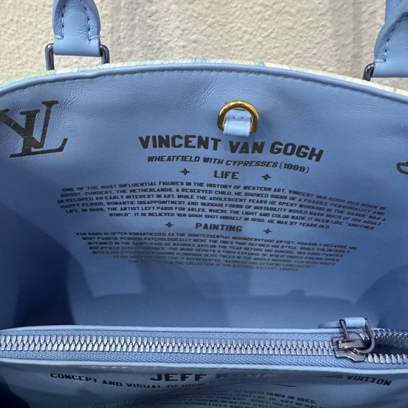 Louis Vuitton Montaigne Masters Collection Jeff Koons Van Gogh Handbag - Picture 4 of 11